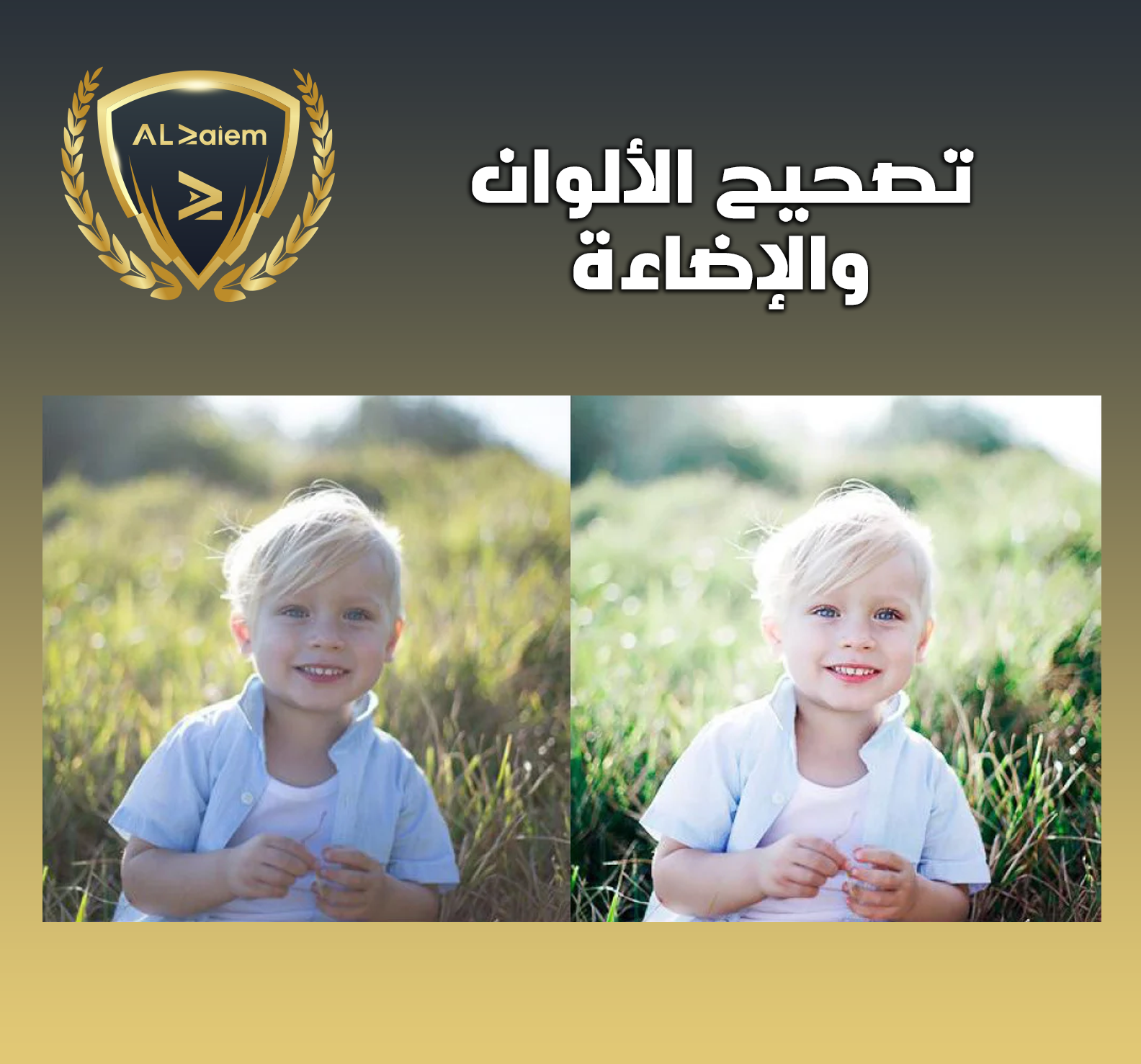 5 تصحيح الألوان والإضاءة